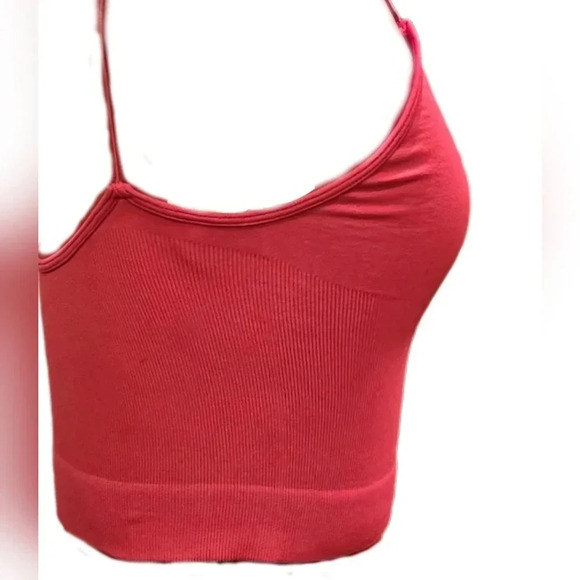 Free People, Size XS/S, Cherry Red Strappy Crop - Picture 4 of 14